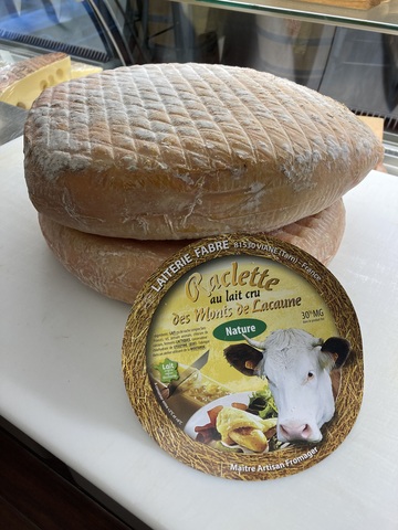 Le fromage d'Octobre :  la raclette Tarnaise 